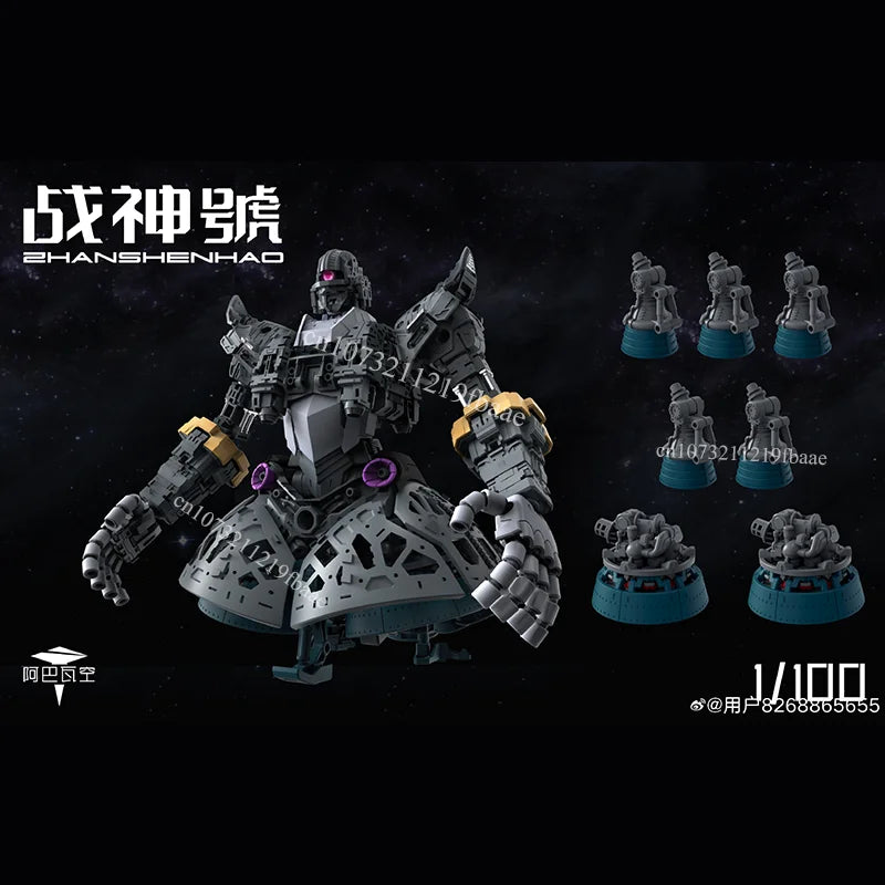 ABWK Model Zeong MSN-02 RG 1/100 Toys Assembly Model Kit RG Enlarged Version Action Figure Plastic Robot Gifts
