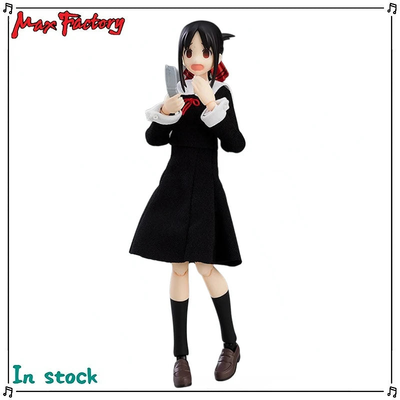 Original Max Factory Figma#539 Miss Kaguya Wants Me To Confess My Love Shinomiya Kaguya Anime Figure Model Toy Gift Collection