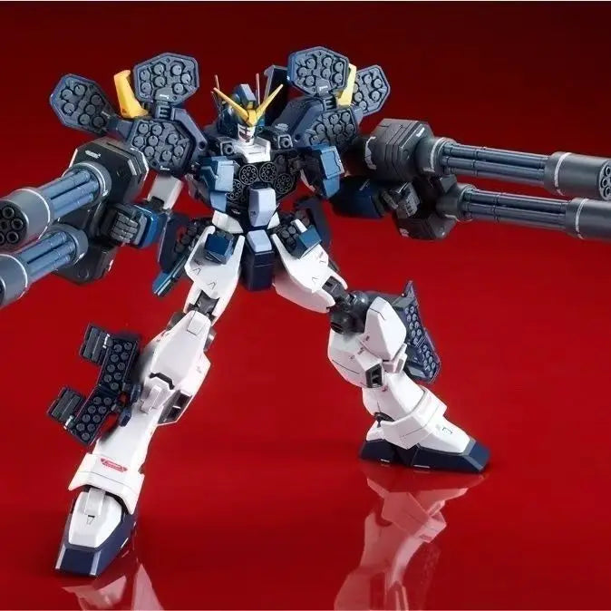 Bandai MG 1/100 XXXG-01H2 Gundam Heavyarms Custom EW Assembly Model Kit Original Box Full Action Figure Toy Gift