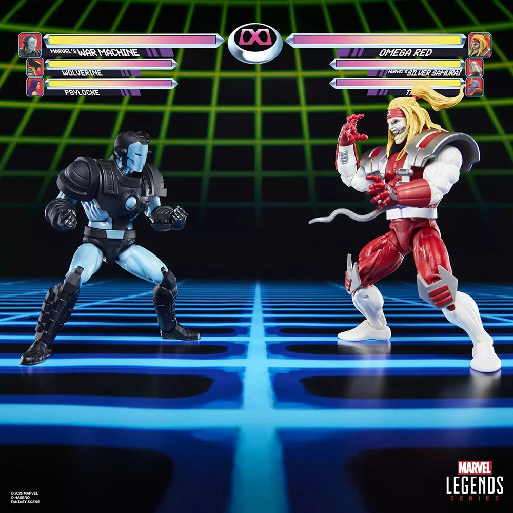 [In-Stock] Hasbro Marvel Legends Series Gamerverse War Machine vs Omega Red 2-Pack 15cm Comic Action Figure Anime Model Toys