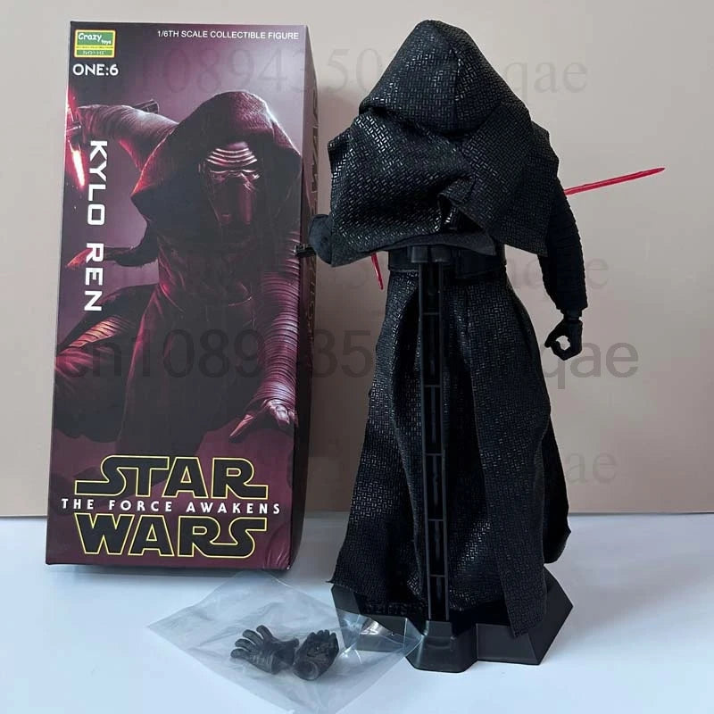 Crazy Toys 1:6 Star Wars Figure Movie Kylo Ren PVC Action Figure Collection Model Toys Room Ornament Gift For Kids