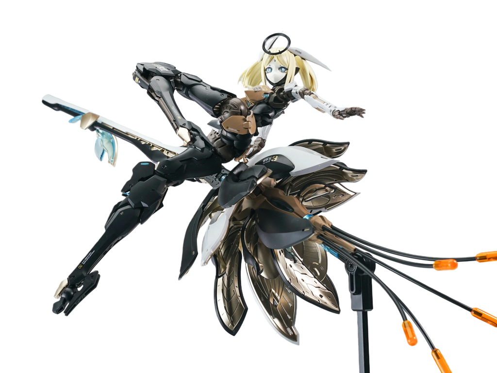 Hemoxian Model Rosado Starflower Lily 1/10 RS-03 Long Distance Sniper Type Inorganic Starflower Mechanical Girl Model Kit Toy