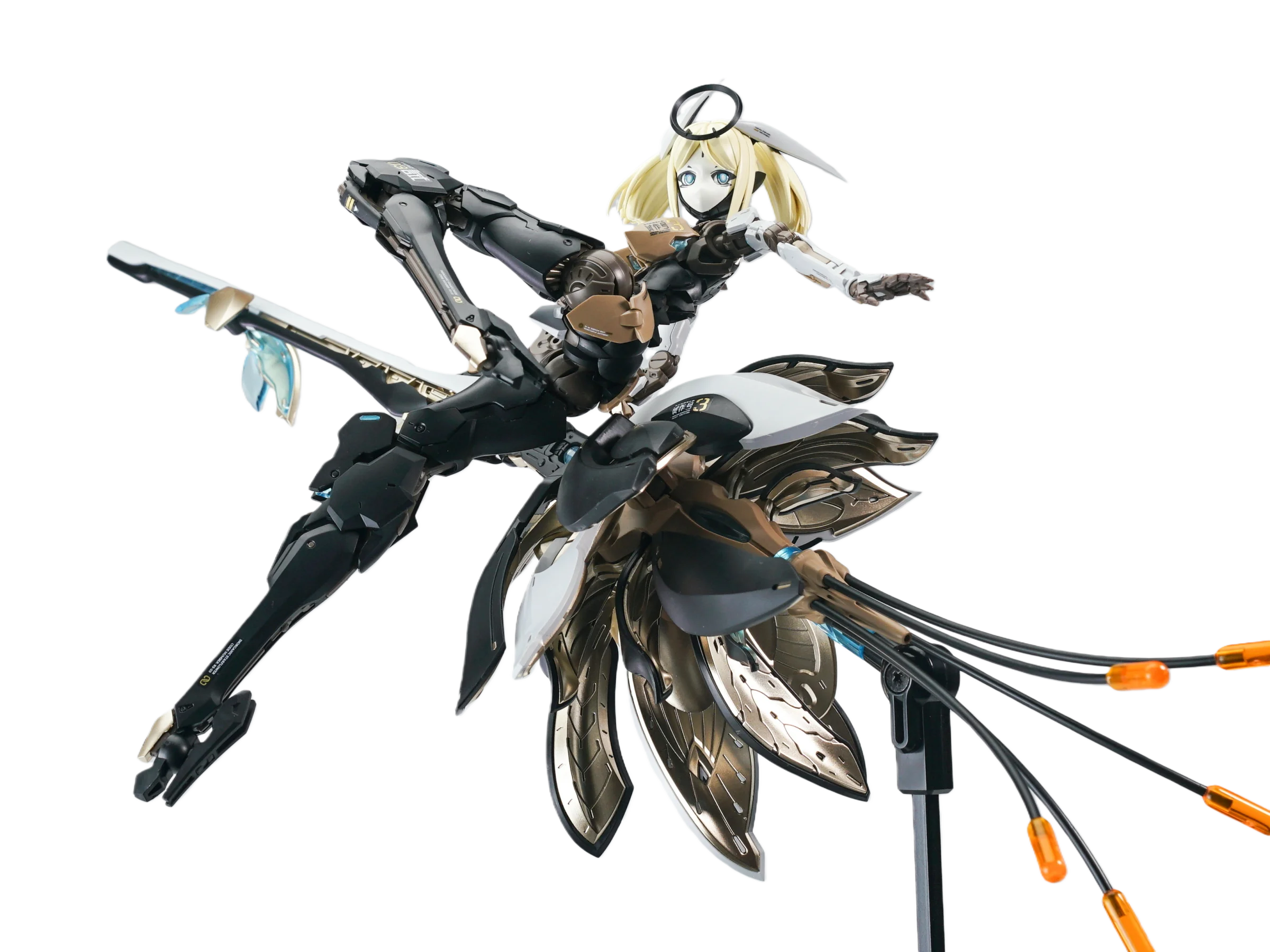 Hemoxian Model Rosado Starflower Lily 1/10 RS-03 Long Distance Sniper Type Inorganic Starflower Mechanical Girl Model Kit Toy