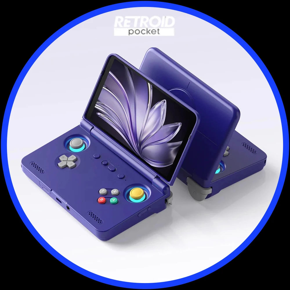 Retroid Pocket Flip2 игрова конзола 1080p сгъваема игрова конзола AMOLED 500Nits 5.5" екран 5000mAh ръчна игрова машина по поръчка