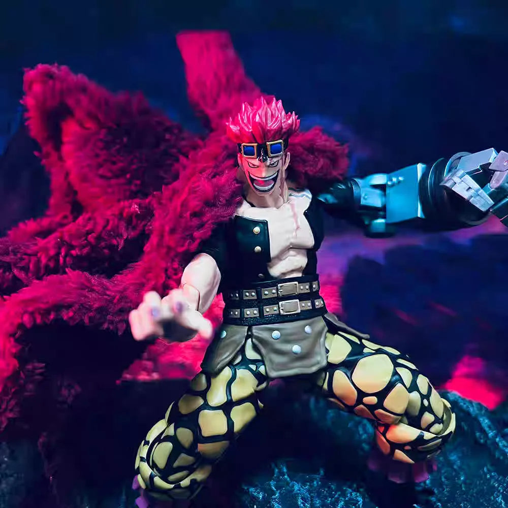 100% Original Bandai Sh Figuarts Shf One Piece Eustass Kid Action Figure The Raid on Onigashima Collection Action Figure Toy