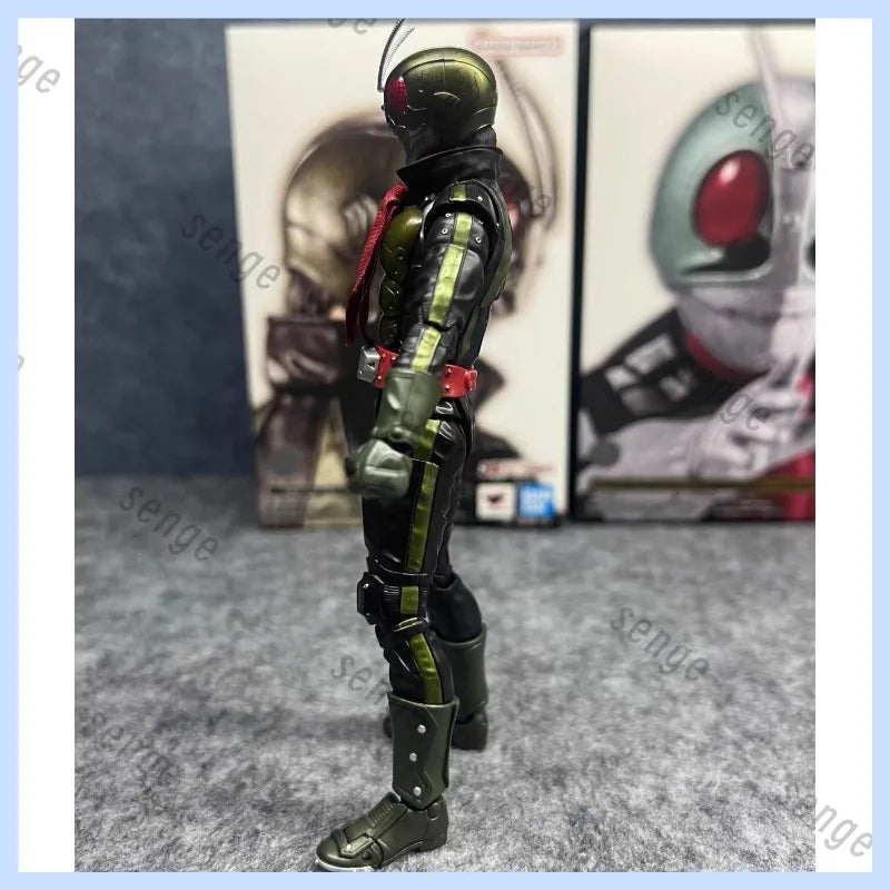 [Genuine stock] Bandai SHF real bone carving Kamen Rider THE NEXT No. 1 / No. 2 Dark style movable figure collection ornaments