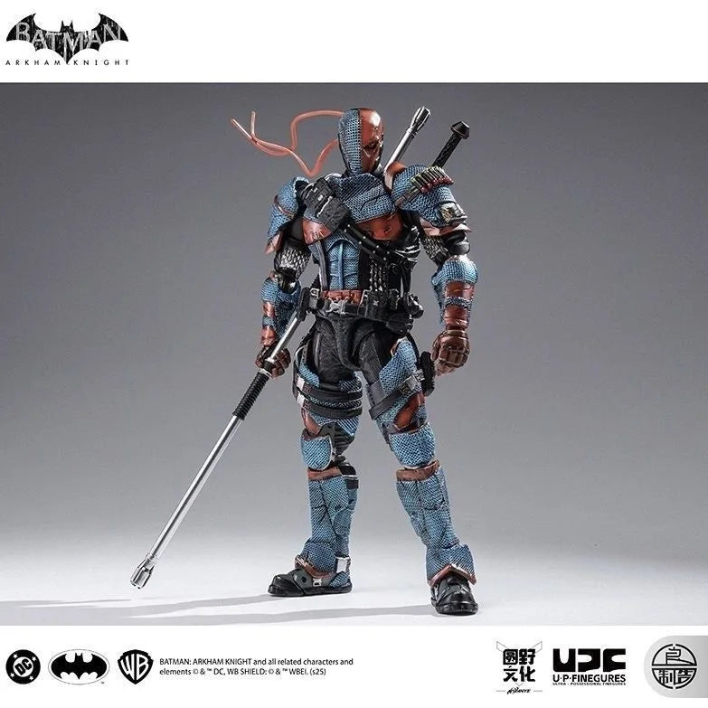In Stock LPZZ DC002 Deathstroke Arkham Knight Batman Action Figure Collectible Toy Gift