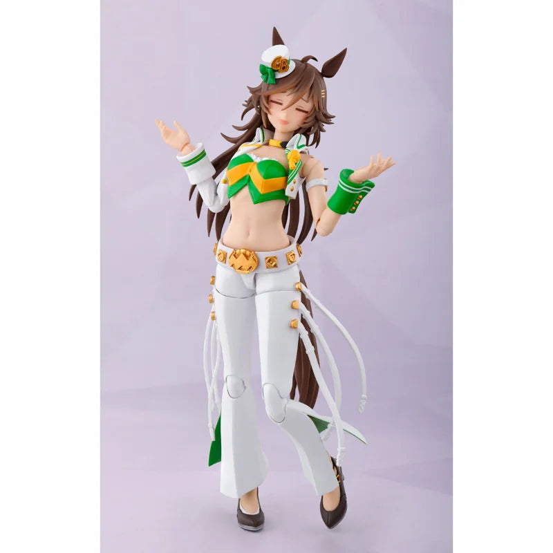 In stock Bandai Tamashii Limited SHF Senmei Representative Uma Musume Mr. C.B. Shining Excellent Girl Action Figure Collectible