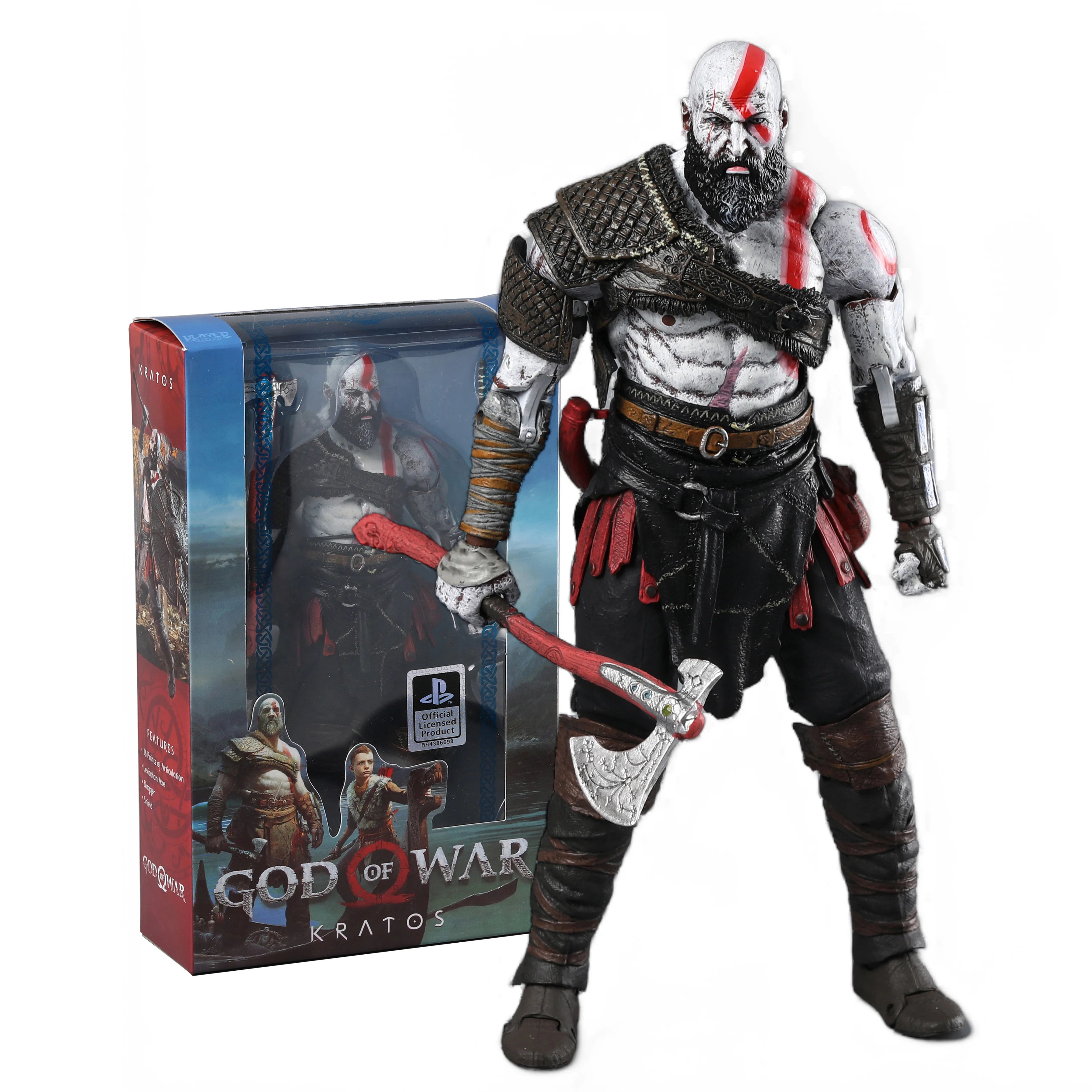 NECA God of War (2018) Kratos Колекционерска екшън фигурка Модел Кукла Декоративна играчка