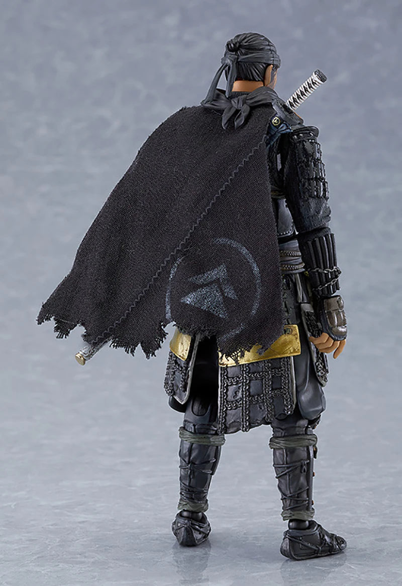 Original figma 509 Ghost of Tsushima Jingren Black Samurai 1/12 PVC Action Figure Toy Model 15.5 cm Collectible Decoration Gift