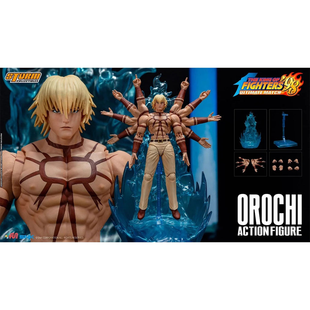 In Stock Genuine Anime Toys Storm Toys 1/12 Kof'98 Orochi Skkf04 Bk Yl Series Anime Games Movable Doll Figure Model Toy Boy Gift