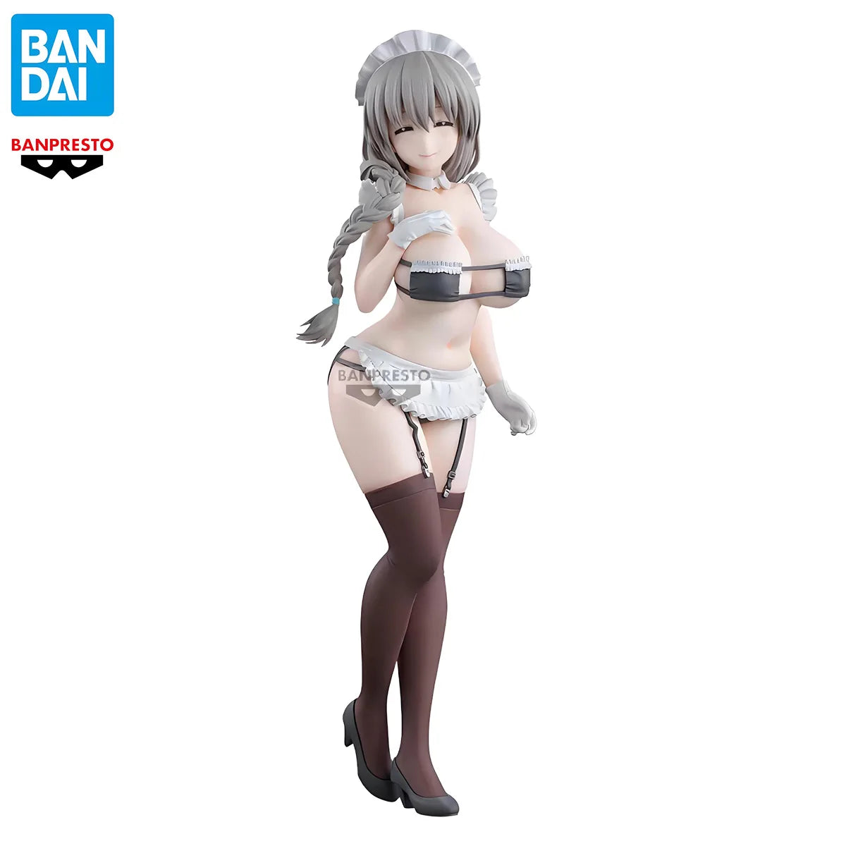в наличност Оригинален BANDAI Uzaki Chan Wa Asobi Tai! Uzaki Tsuki 27 см аниме екшън фигурки модел орнамент орнамент колекционерска играчка подарък