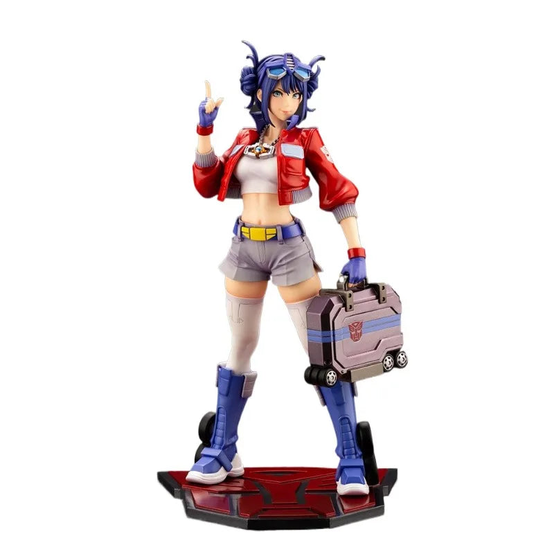In Stock Genuine Kotobukiya Transformers Convoy Bishoujo Statue 1/7 Anime Figure Garage Kit Anime Cartoon Model Decoration