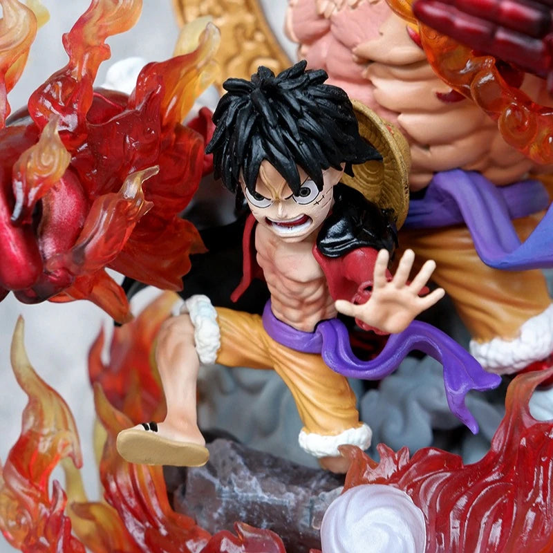 23cm New ONE PIECE Anime Figure Gear Third Monkey D. Luffy Peripheral PVC Model Statue Desktop Decoration Ornaments Gifts Toys