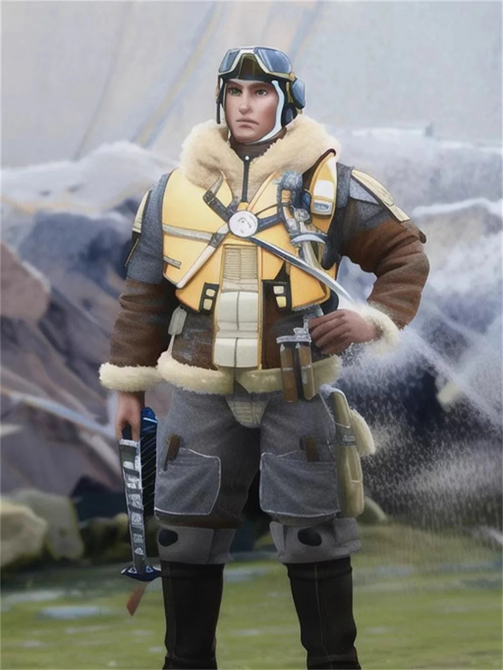 DID D80165 Scale 1/6 WWII Series Soldier Action Garand Full Set Moveable Action Figure with 2 Head Gift For Fans Collect