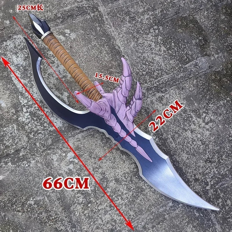 PU Großes Xiaoyu Cheng Katana Schwert Anime Solo Leveling Arise Cosplay Prop Ninja Messer Echte Größe Japanisches Katana Samurai Säbel