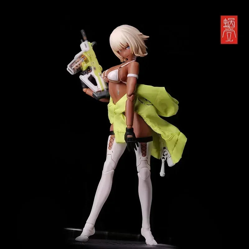Snail Shell Milk Tea Girl Health 1/12 Action Anime Figure Assembly Ornaments Boxed Model Doll Collection Toys In Stock Gifts Boy