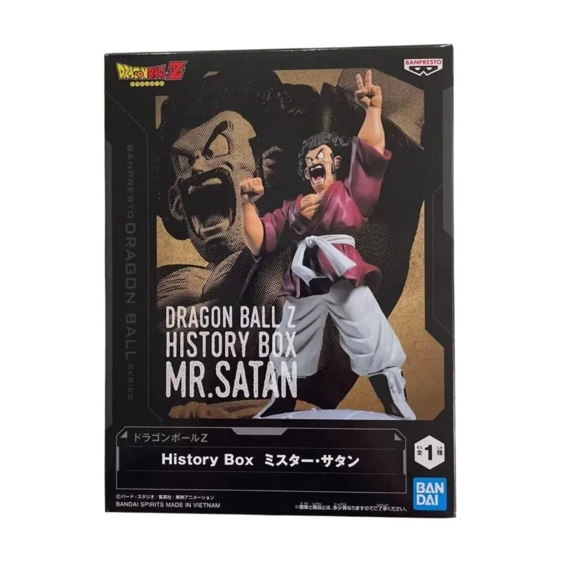 In Stock Bandai Banpresto Original History Box Anime Dragon Ball Z Mr. Satan Action Figure Model Toy Collection Birthday Gift DT
