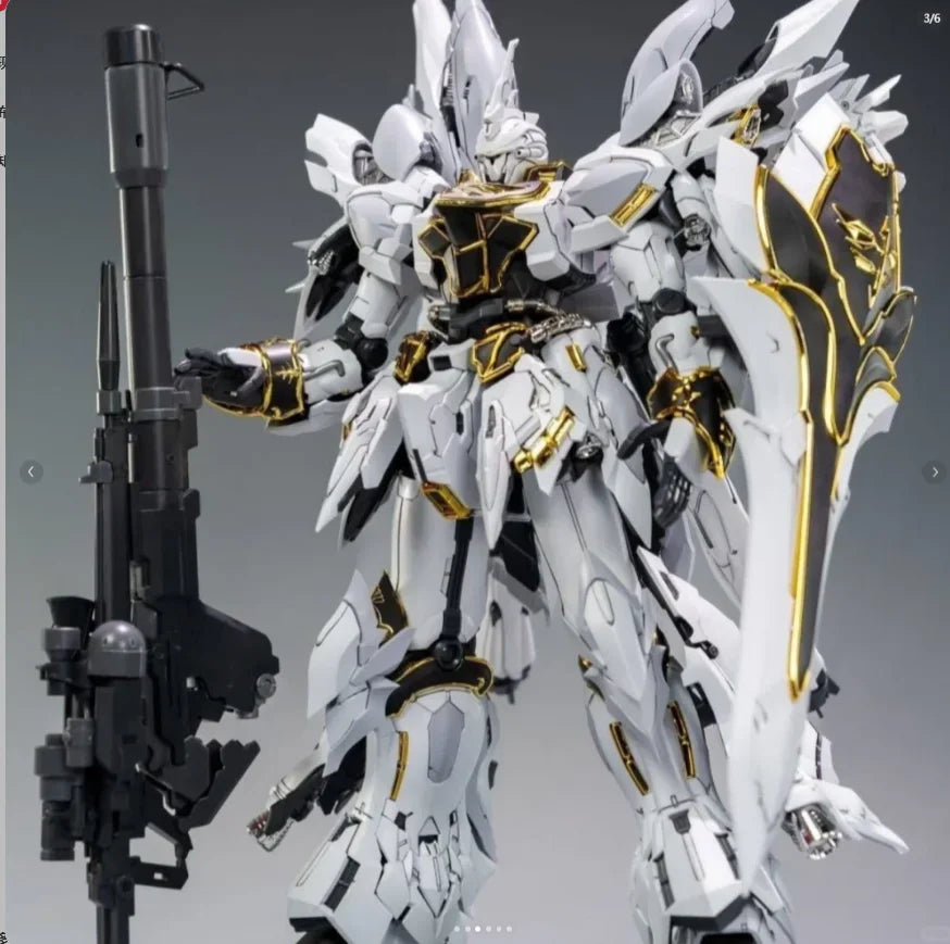 NEW Comet Technology 1/100 MSN-06S The White Comet Sinanju Assembling Model Kits Action Figurine Collection Plastic Toys Gifts