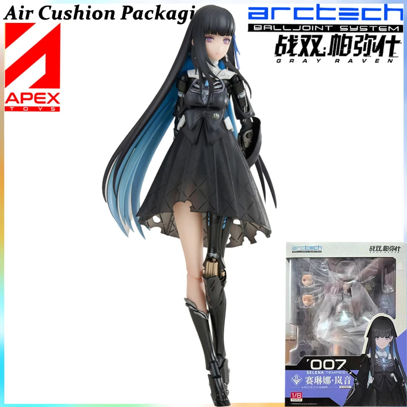 APEX-TOYS Genuine ARCTECH Series Punishing Combat Mecha Girl Selena Lan Yin Violin Warrior 1/8 Scale Action Figures Model Toy