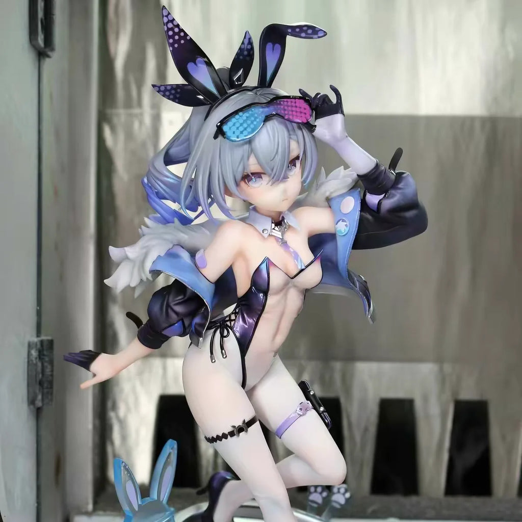 Honkai: Star Rail Silver Wolf Figure - Cybernetic Combat Ver. For Fans 26cm Sexy Maid Swimsuit Movable PVC Anime Model Toy Gift