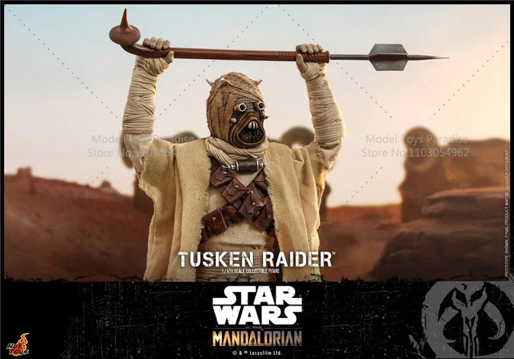Original HOTTOYS HT TMS028 1/6 Collectible Toys Tusken Raider The Mandalorian Sand People Soldier 12'' Action Figure Model Gifts