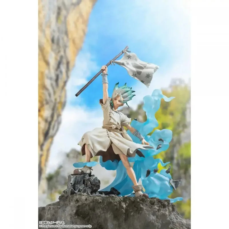 Genuine Official Original Bandai Figuarts Dr.stone Ishigami Senkuu Figuarts Anime Collectible Model Brand New and Not Opened