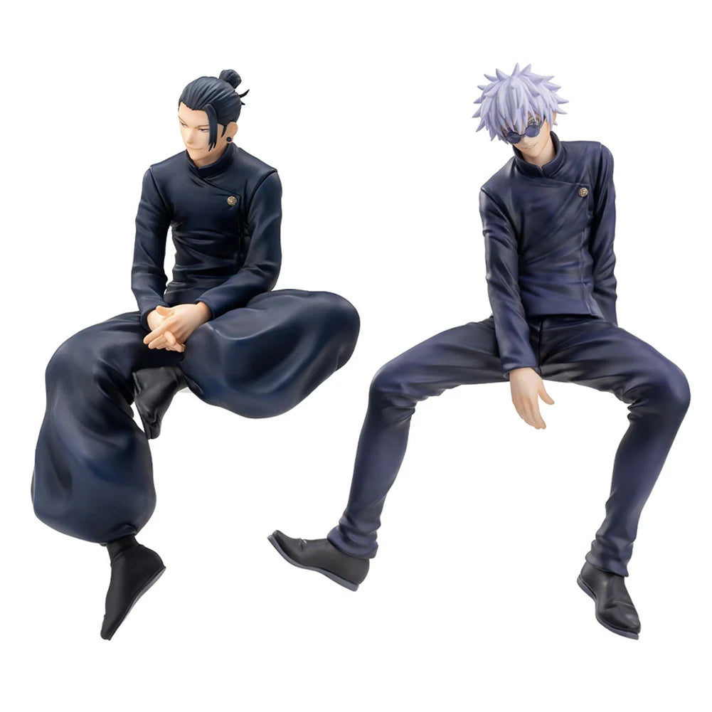 JJK Anime figure Geto Suguru Sitting Posture action figure gojo and geto figure pvc model Collection decoration toy Anime Gifts