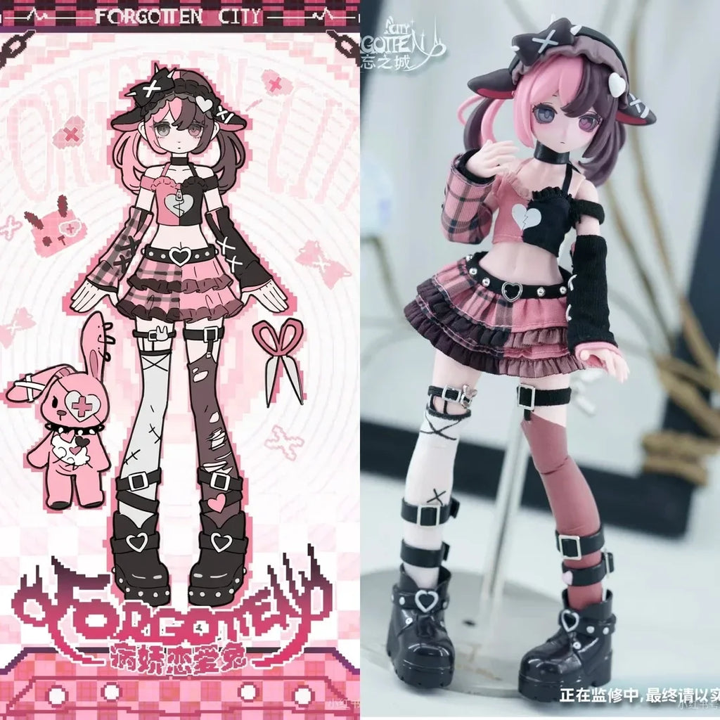 Forgotten City Series 1/8 Scale BJD Blind Box Mystery Box Caixa Caja Dolls Gift Desktop Ornament Anime Figure Toys