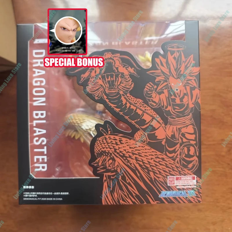In Stock Demoniacal Fit SSJ3 Goku Figure Dragon Ball Z SHF Super Saiyan Goku Figurine Dragon Blaster Action Figures Model Toy