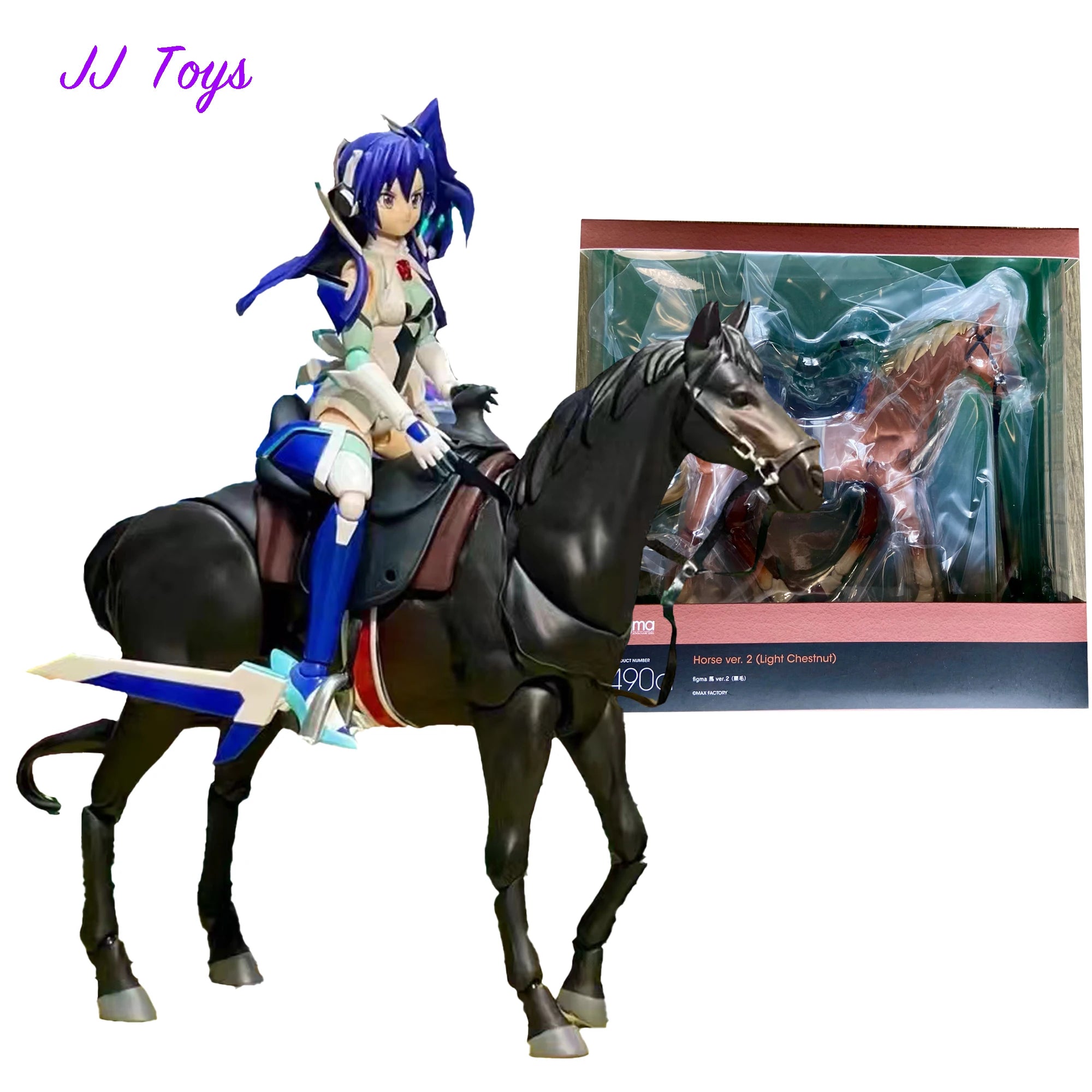 16cm Figma 490 Horse Movable Model Pvc Part For Action Figure Desktop Ornament Action Figure Collectible Toys Gifts