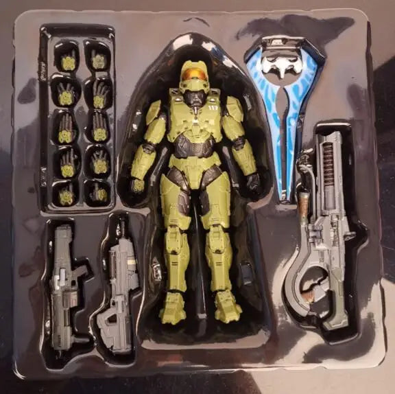Master Solider Chief  PVC Action Figure Collectible Model Toy Cheap Sale