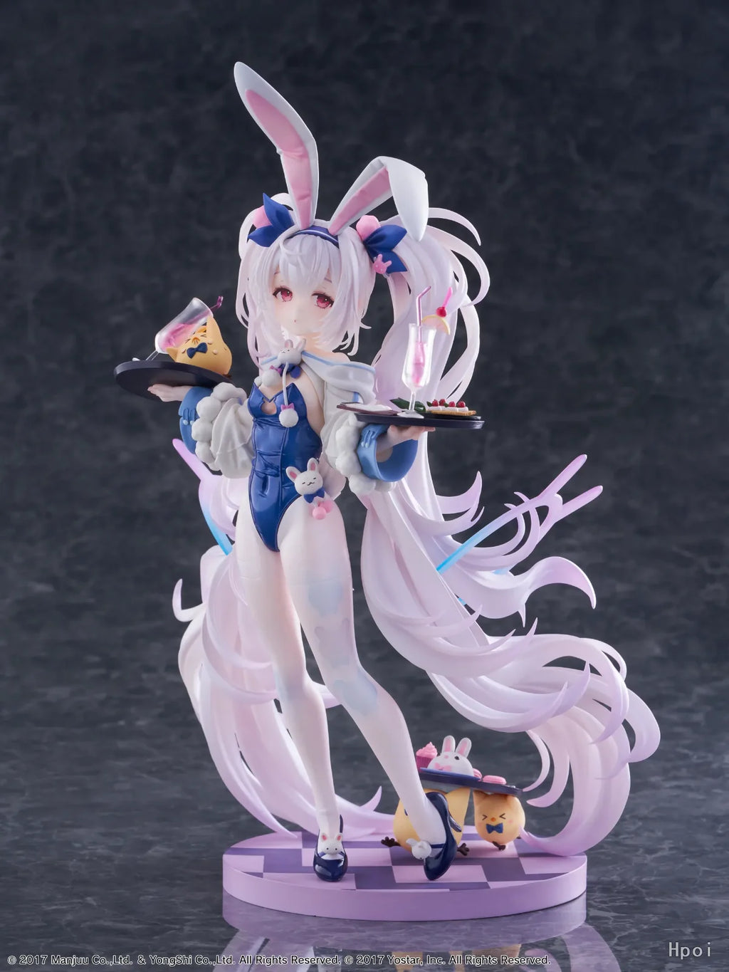 WING Azur Lane Laffey II Sleepy Busy Day 1/7 Scale PVC Figure with Replacement Face Gifts Toys Model Original Garage Kit Kawaii