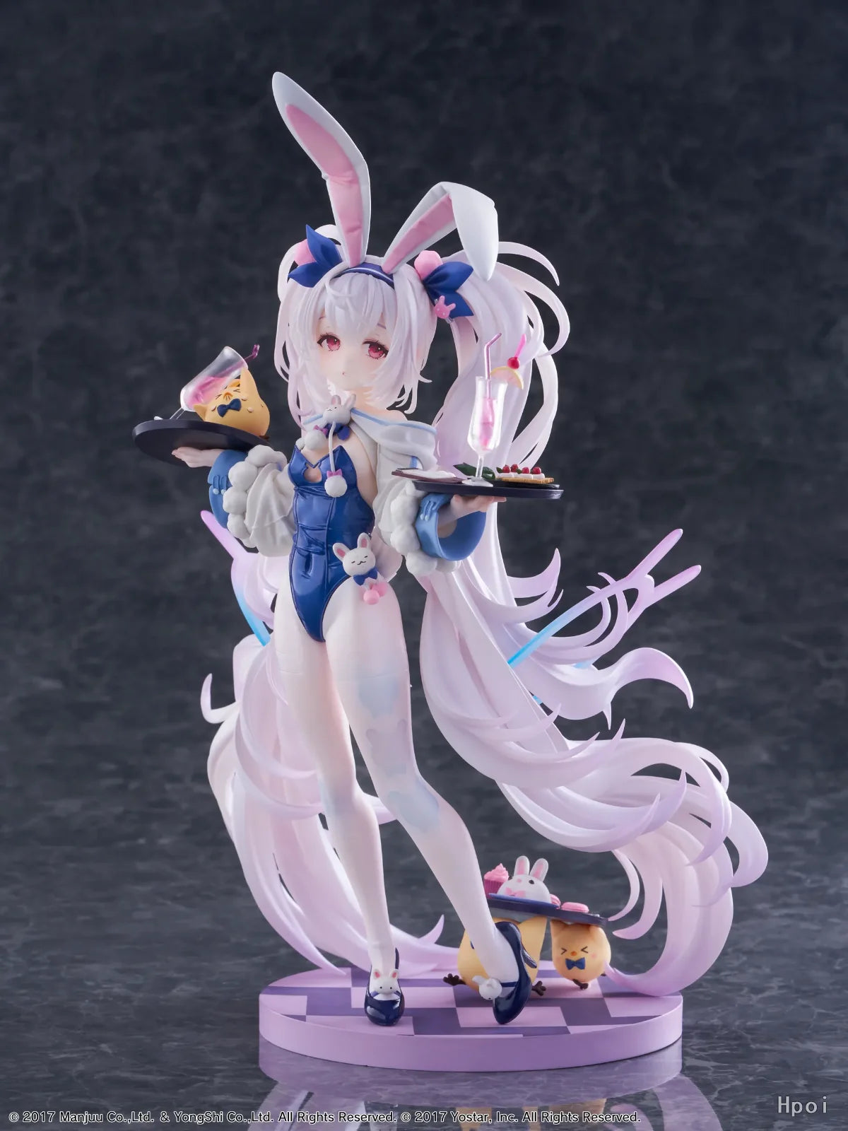 WING Azur Lane Laffey II Sleepy Busy Day 1/7 Scale PVC Figure with Replacement Face Gifts Toys Model Original Garage Kit Kawaii