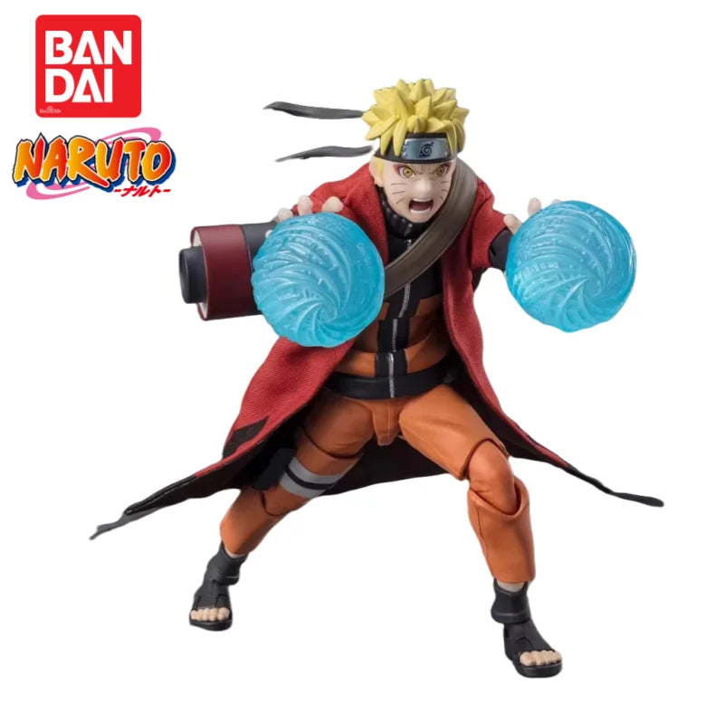 In Stock Original 100%genuine Bandai Naruto S H Figuarts Uzumaki Naruto Anime Merchandise Action Figure Model Figurine Ornaments