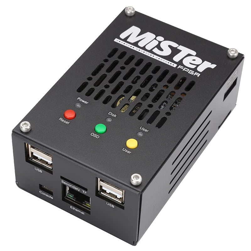 2026 MiSTer FPGA Retro Game Console Aluminum Case DE10-Nano Core Accurate Emulation Multi System Retro Gaming Kit 2026 New