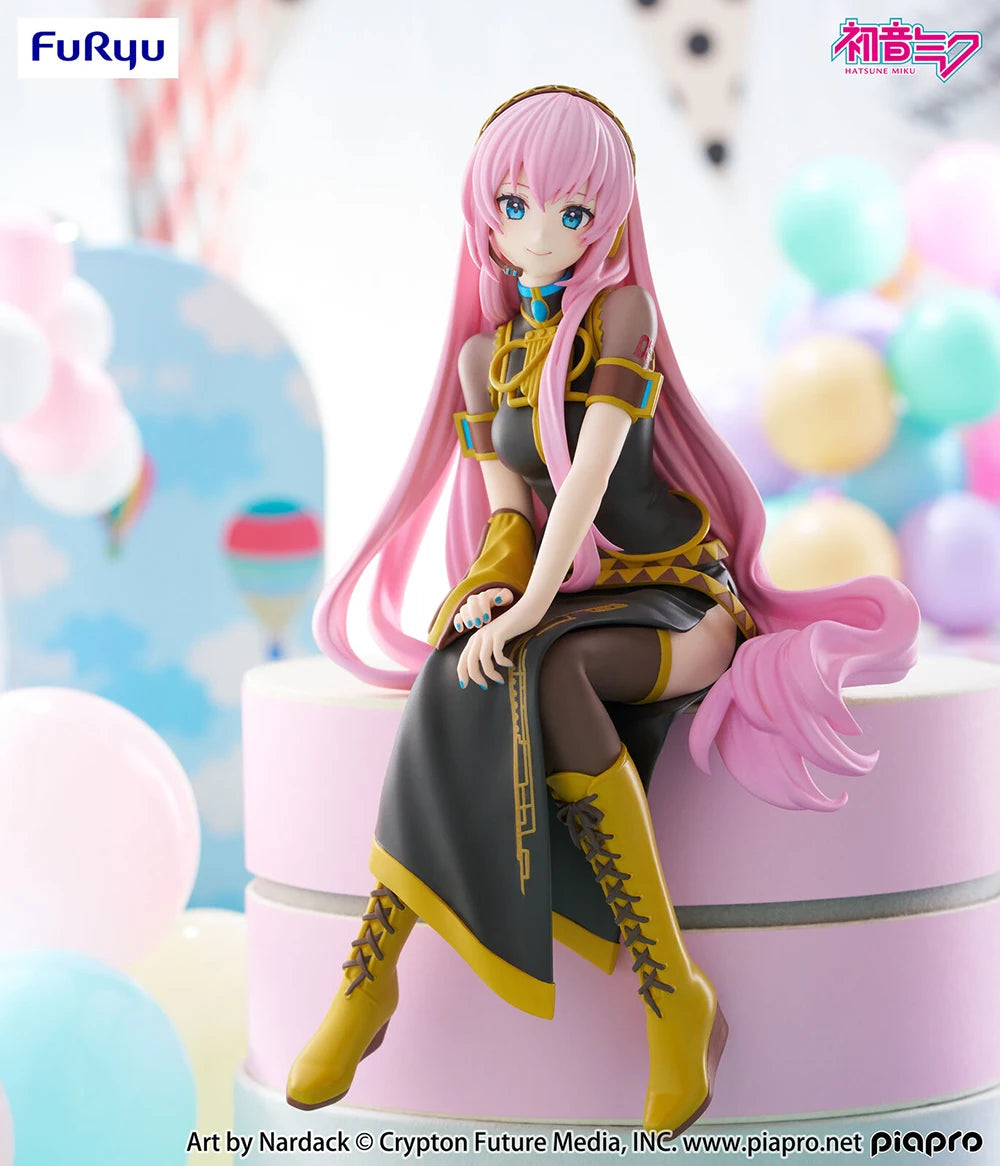 In Stock Original Furyu Noodle Stopper Vocaloid Piapro Characters Kaito Meiko Megurine Luka Anime Cartoon Figures Model Toys