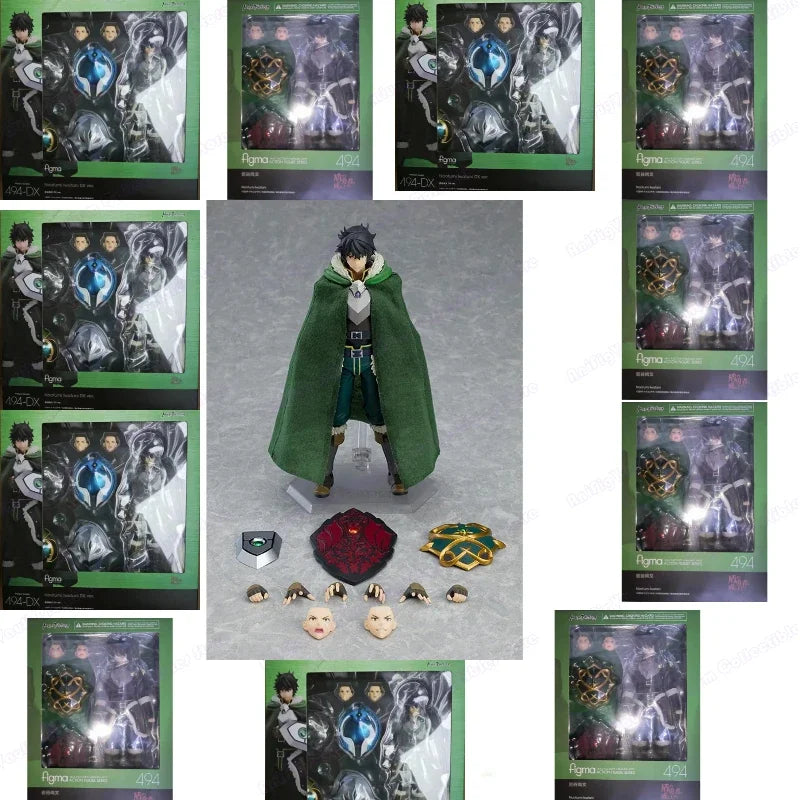 In Stock 100% Original Figma 494 The Rising Of The Shield Hero Season 2 Naofumi Iwatani DX ver. Anime Action Figures Model Toys