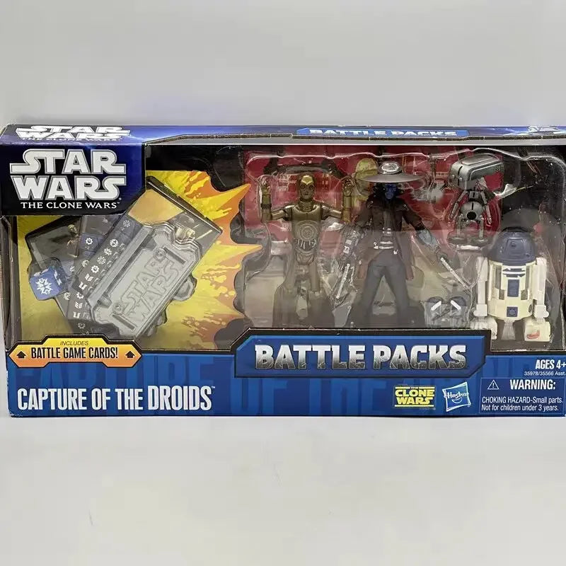 Star Wars Box Damaged Battle Packs Cad Bane Escape Stop the Zillo Beast Defend of Kamino Capture the Droids 3.75" Action Figure