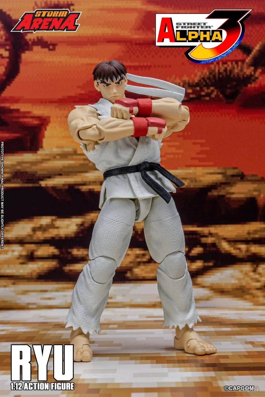 【In stock】Storm Collectibles Street Fighter Alpha 3 Ryu Hoshi 1/12 Scale Ornaments Animation Collection Gifts