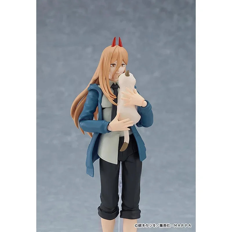 100% Original Max Factory figma No.589 POWER CHAINSAW MAN Denji PVC In Stock Anime Action Figures Model Toy Gifts