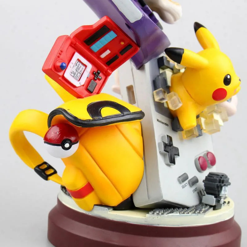 20cm Large Pokemon Figure Pikachu Charizard Mewtwo, Anime Collectible Model for Home Decoration Display Gift