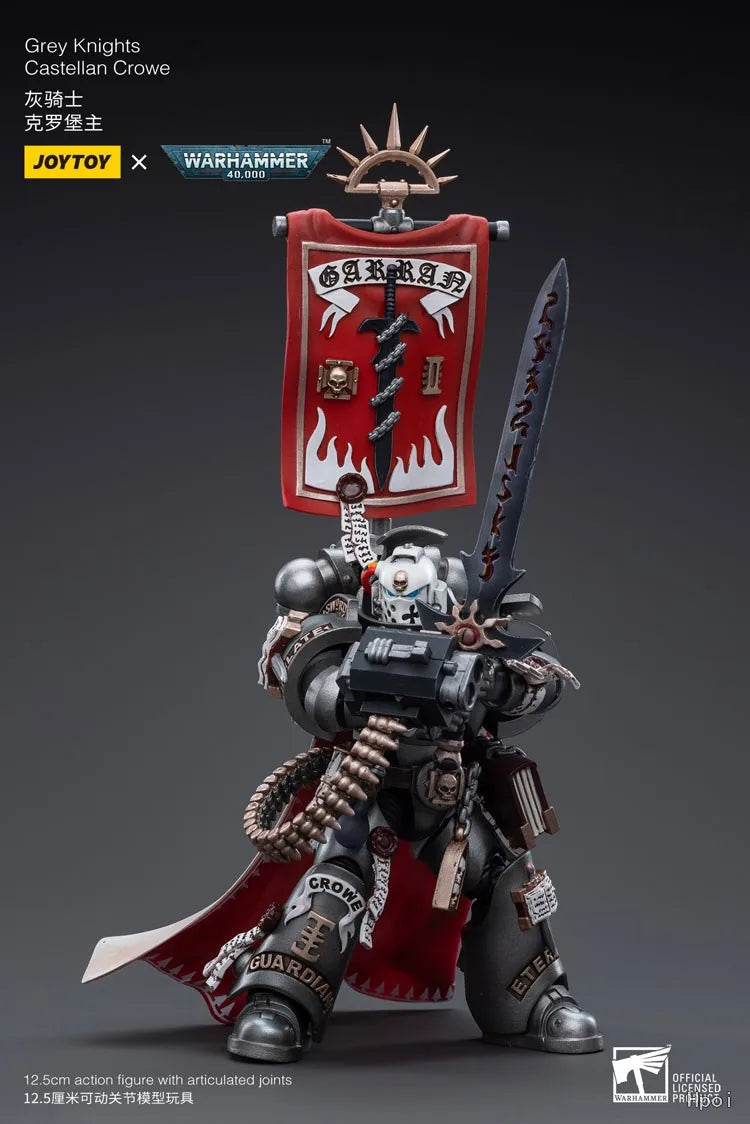 【SF】JOYTOY 1/18 Action Figures Grey Knights Castellan Crowe  Anime Model  Gifts  Collection Toys