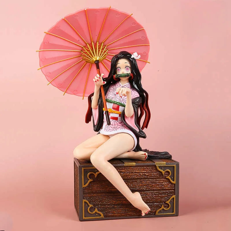 30cm Anime Figure Demon Slayer: Kimetsu No Yaiba - Kamado Nezuko Model Doll Figurines Action Figures Collectible Toy Gift