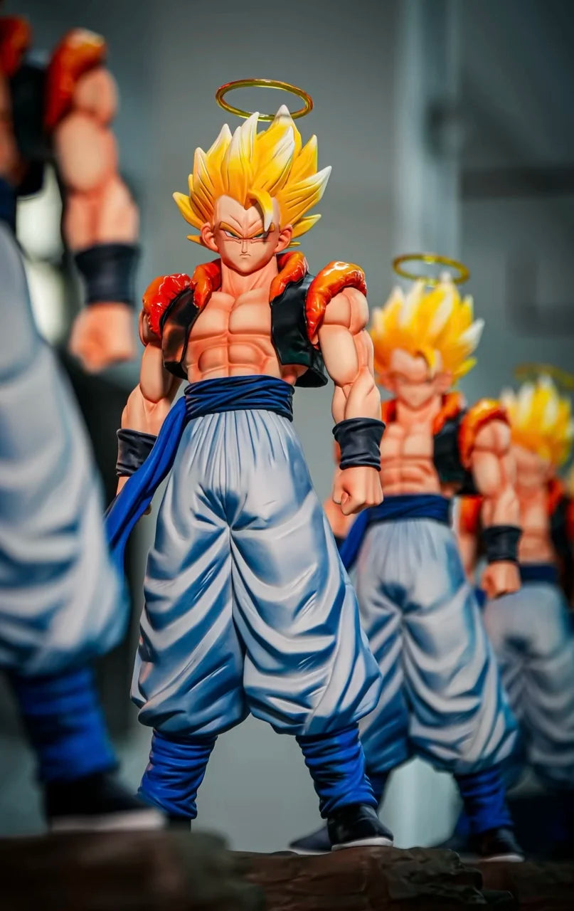 Jt Statue Anime Dragon Ball Vegetto Figure Gogeta Statue With Base Super Saiyan Action Figures Collection Model Toys Gifts
