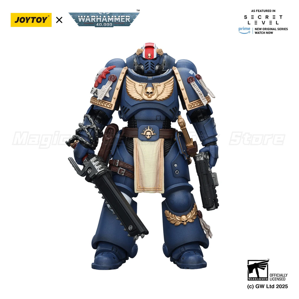 【In stock】JOYTOY Warhammer 40K Ultramarines Titus with Laurels of Victory 1/18 Action Figure Model Toy