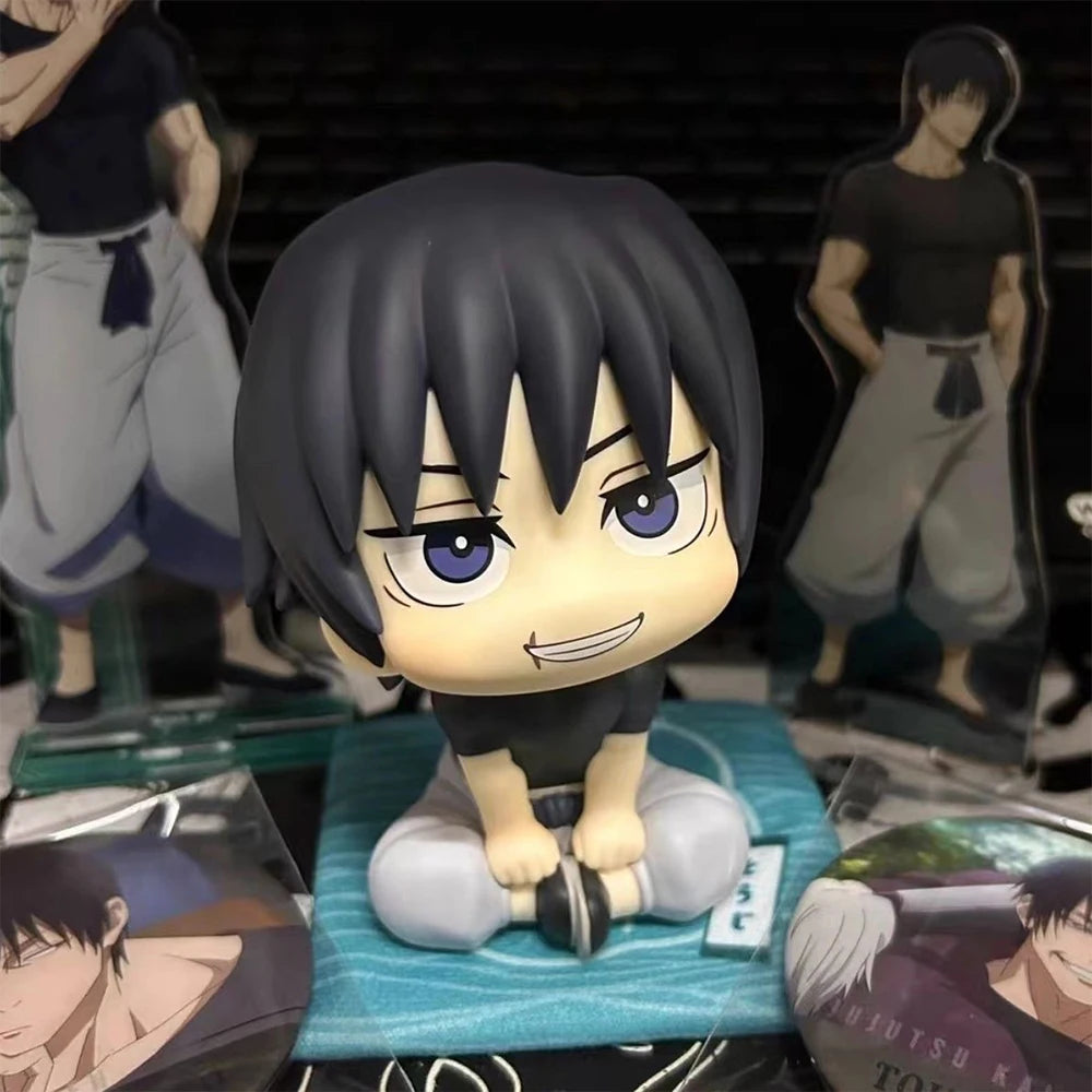 Anime Figures JJK Fushiguro Toji Look Up Action Figures PVC Cute Toji Fushiguro Toys for Children Collector Model Gifts 11cm