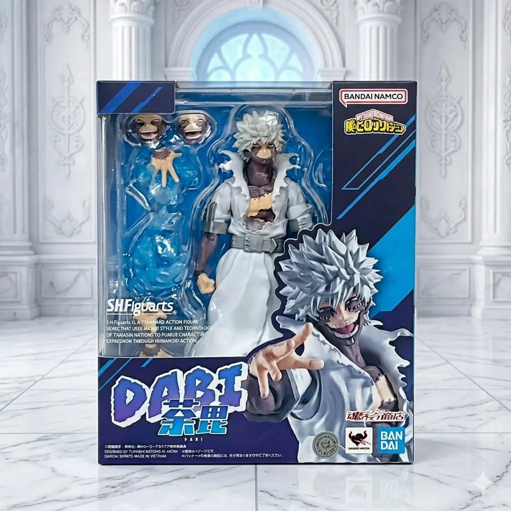 100% Original Bandai In Stock BANDAI Original Box S.H.Figuarts My Hero Academia DABI SHF Action Figure Model