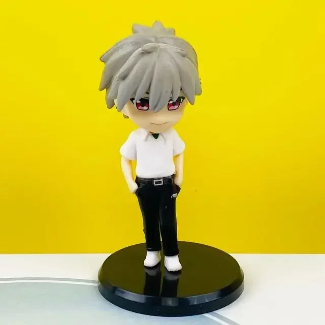 Anime EVA Asuka Langley Soryu Ayanami Rei Figure Toy Model Collection Gift Desktop Decoration PVC Material Doll Ornaments