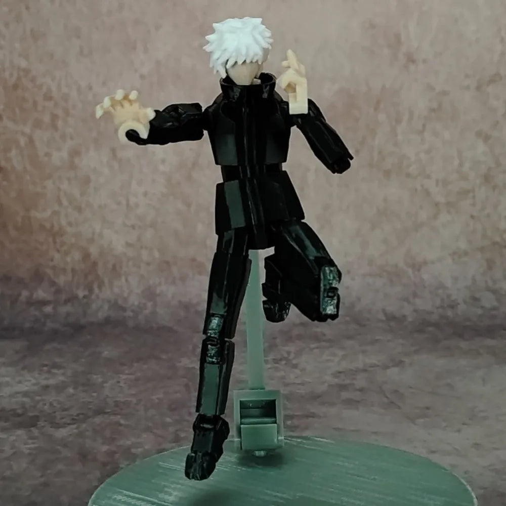 3D Printed Gojo Satoru Jujutsu Kaisen Anime Multi-Jointed Shapeshift Toys Action Figures Mannequin Model Ornaments Gifts